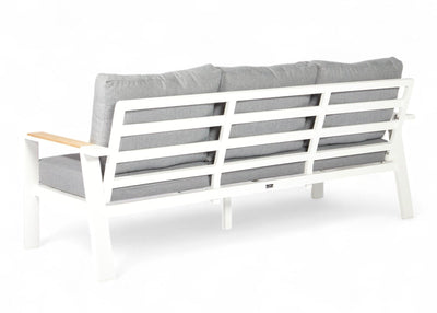 Conjunto de Sofá e Cadeira de Alumínio – Branco – SALTO LAND